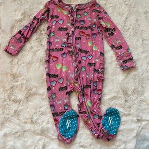 6-9 Month Posh Peanut Bamboo Onesie -“Girl Power” Print